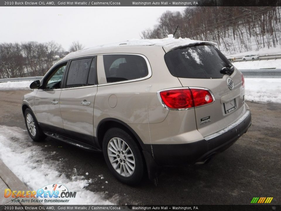 2010 Buick Enclave CXL AWD Gold Mist Metallic / Cashmere/Cocoa Photo #12