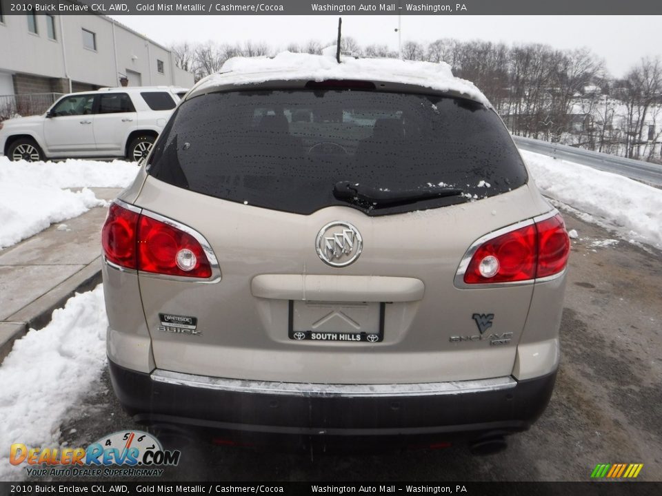 2010 Buick Enclave CXL AWD Gold Mist Metallic / Cashmere/Cocoa Photo #13