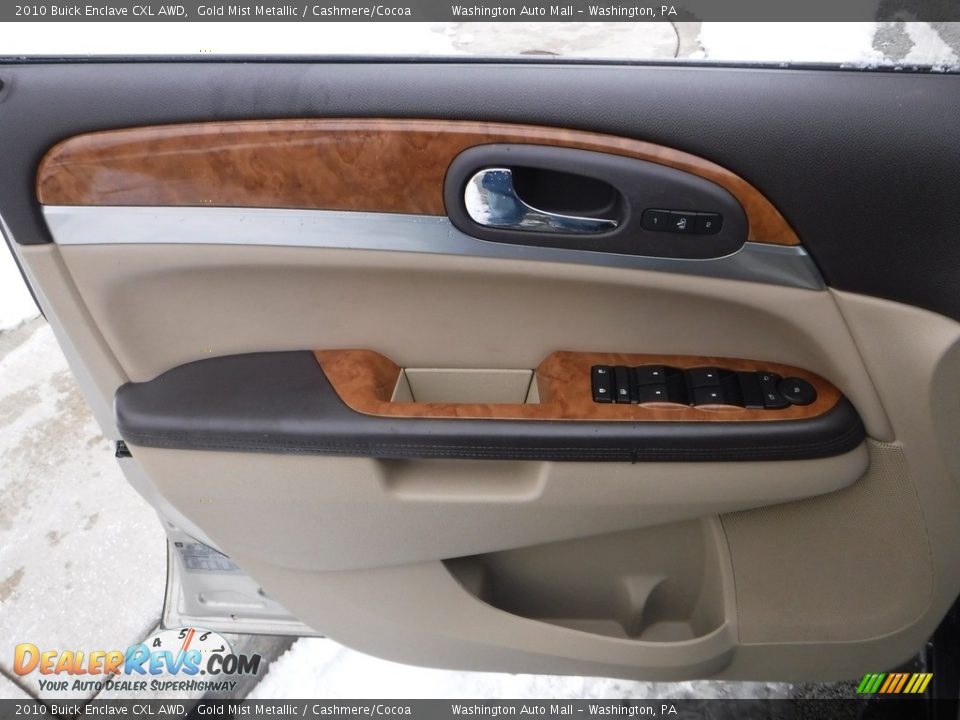 2010 Buick Enclave CXL AWD Gold Mist Metallic / Cashmere/Cocoa Photo #18