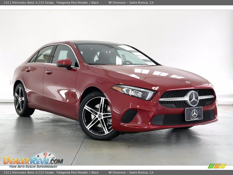 2021 Mercedes-Benz A 220 Sedan Patagonia Red Metallic / Black Photo #12