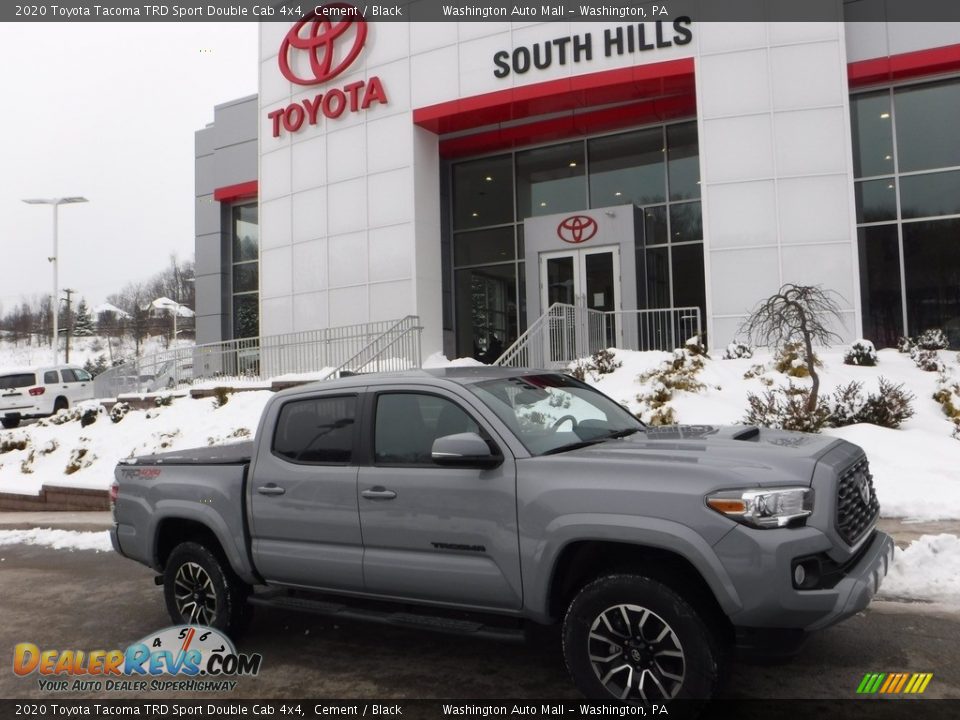 2020 Toyota Tacoma TRD Sport Double Cab 4x4 Cement / Black Photo #2