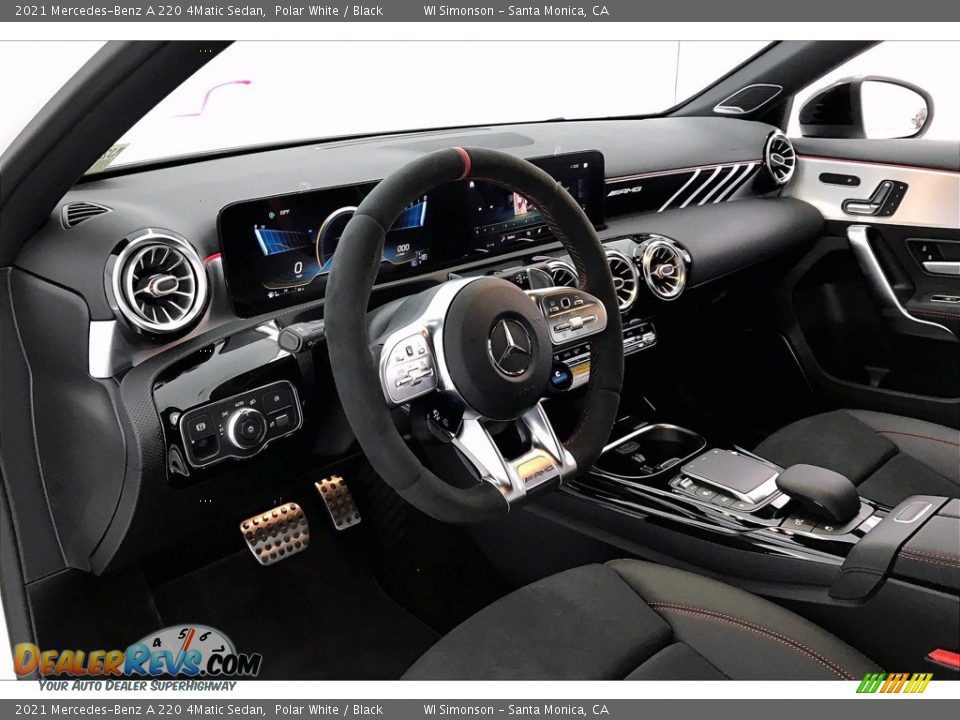 2021 Mercedes-Benz A 220 4Matic Sedan Polar White / Black Photo #4