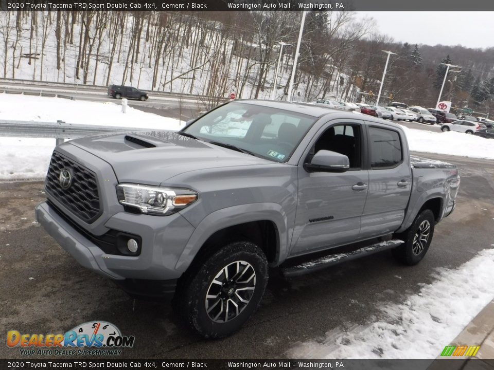 2020 Toyota Tacoma TRD Sport Double Cab 4x4 Cement / Black Photo #12