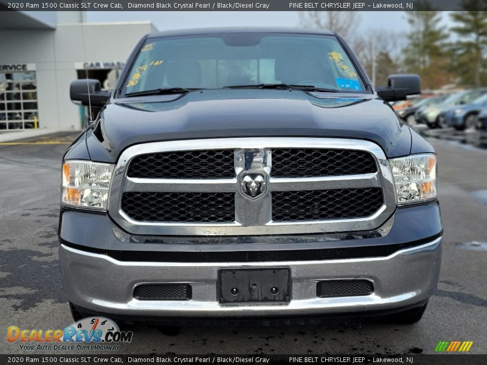 2020 Ram 1500 Classic SLT Crew Cab Diamond Black Crystal Pearl / Black/Diesel Gray Photo #2