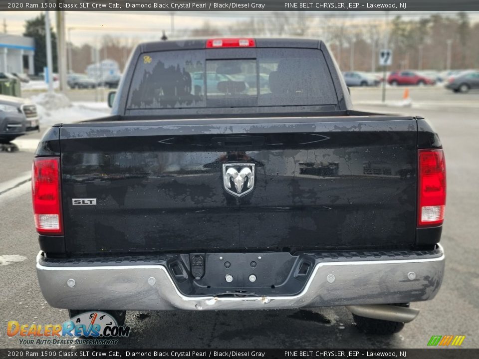 2020 Ram 1500 Classic SLT Crew Cab Diamond Black Crystal Pearl / Black/Diesel Gray Photo #4