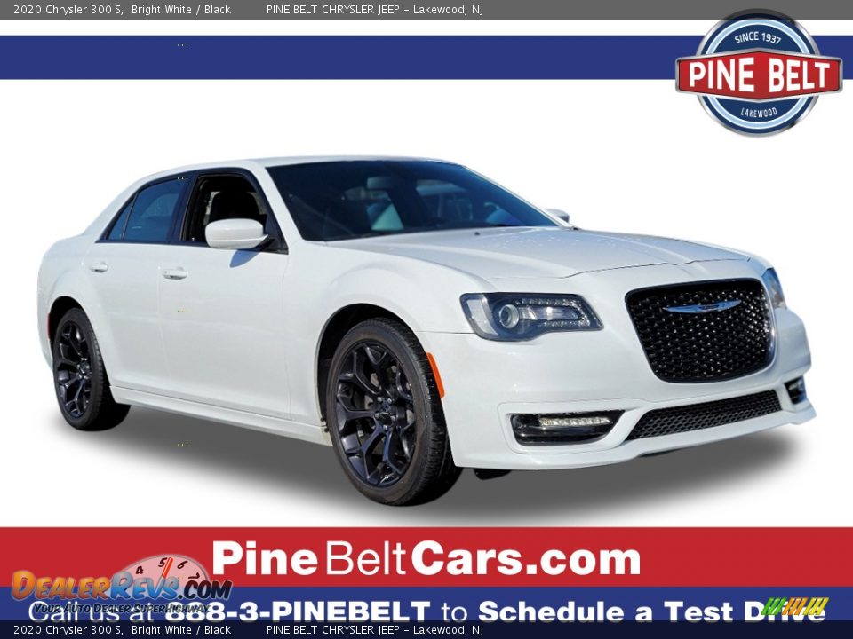 2020 Chrysler 300 S Bright White / Black Photo #1