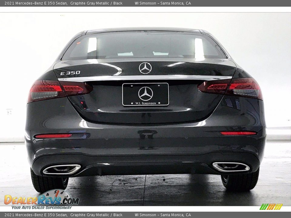 2021 Mercedes-Benz E 350 Sedan Graphite Gray Metallic / Black Photo #3