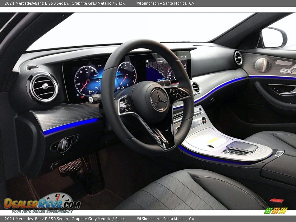 2021 Mercedes-Benz E 350 Sedan Graphite Gray Metallic / Black Photo #4