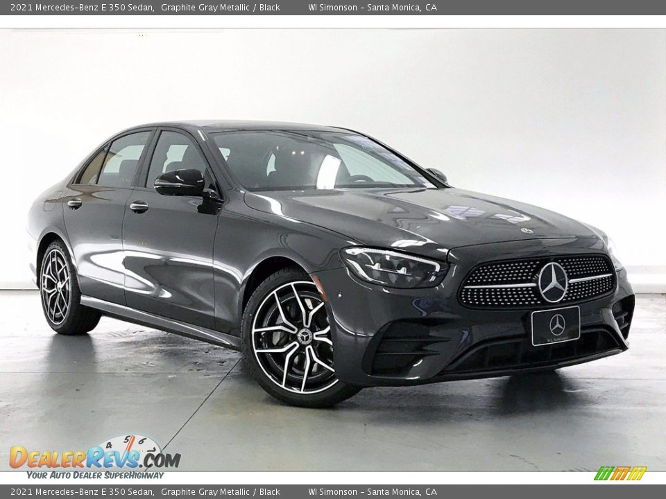 2021 Mercedes-Benz E 350 Sedan Graphite Gray Metallic / Black Photo #12