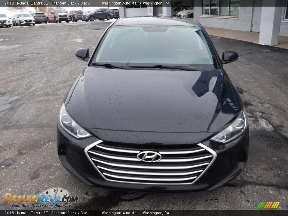 2018 Hyundai Elantra SE Phantom Black / Black Photo #4