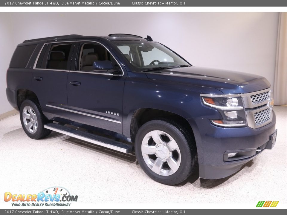 2017 Chevrolet Tahoe LT 4WD Blue Velvet Metallic / Cocoa/Dune Photo #1