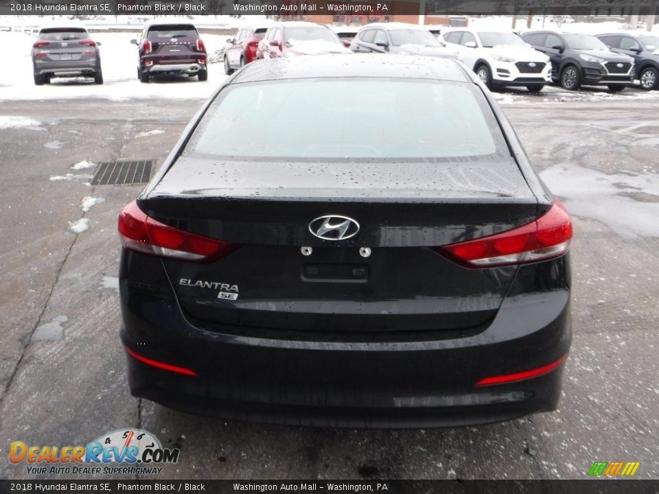 2018 Hyundai Elantra SE Phantom Black / Black Photo #8