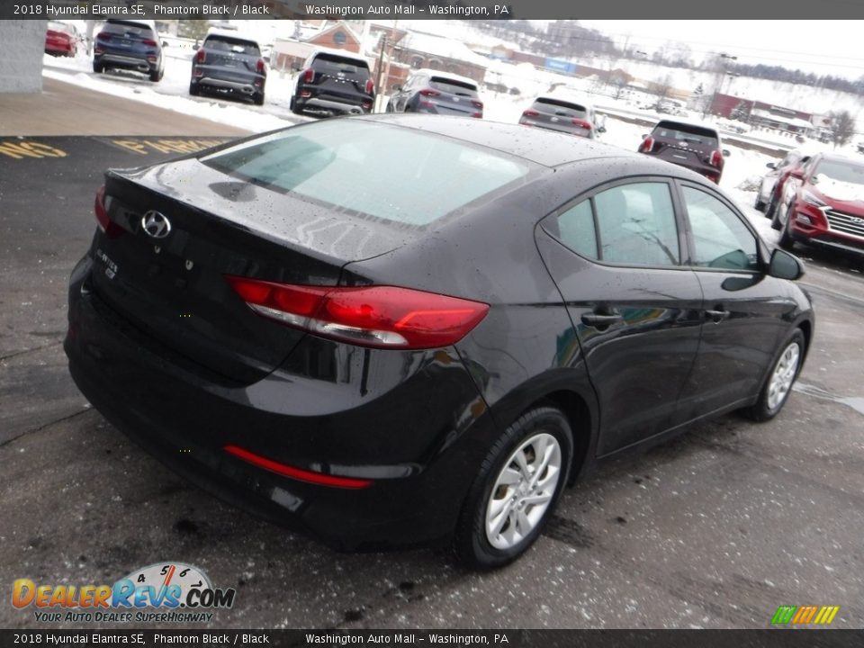 2018 Hyundai Elantra SE Phantom Black / Black Photo #9