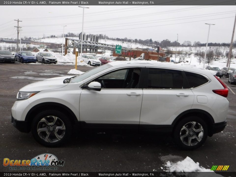 2019 Honda CR-V EX-L AWD Platinum White Pearl / Black Photo #6