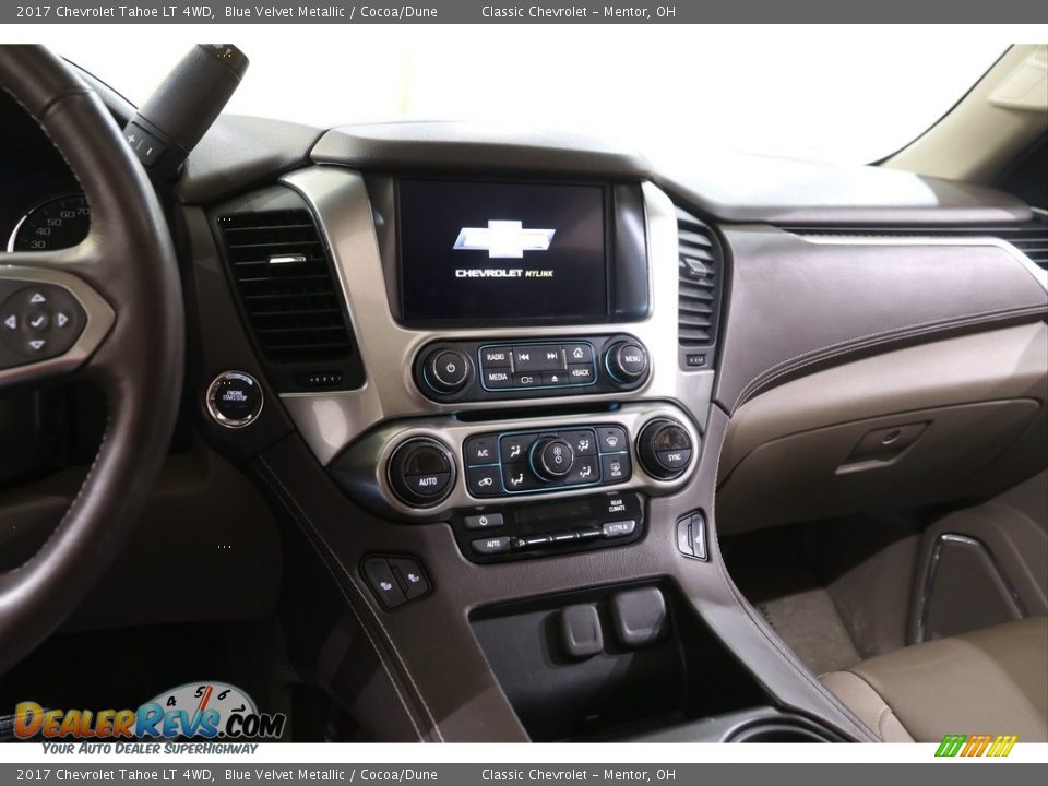 2017 Chevrolet Tahoe LT 4WD Blue Velvet Metallic / Cocoa/Dune Photo #10