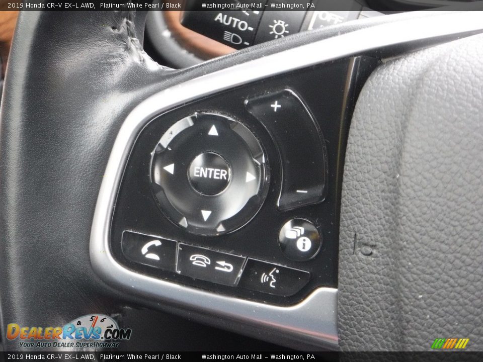 2019 Honda CR-V EX-L AWD Platinum White Pearl / Black Photo #20