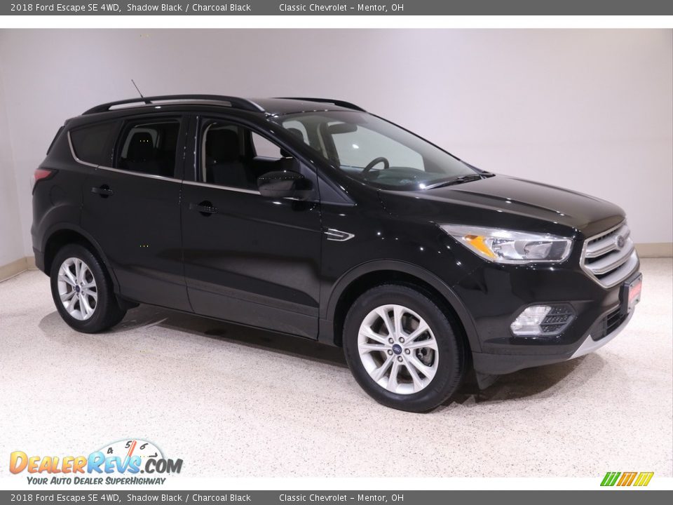 2018 Ford Escape SE 4WD Shadow Black / Charcoal Black Photo #1