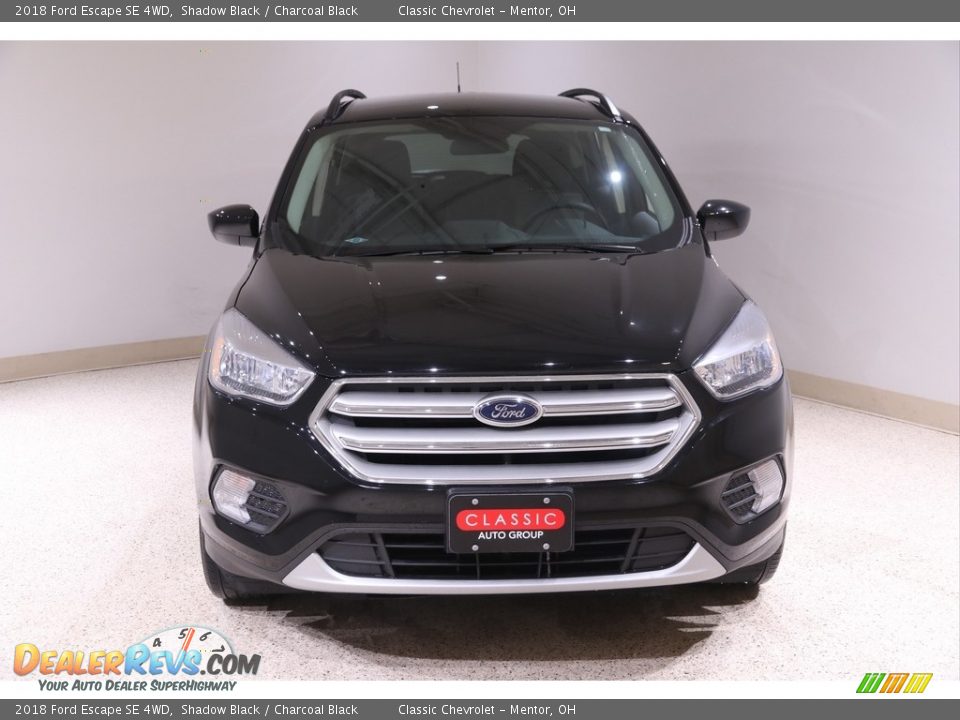 2018 Ford Escape SE 4WD Shadow Black / Charcoal Black Photo #2