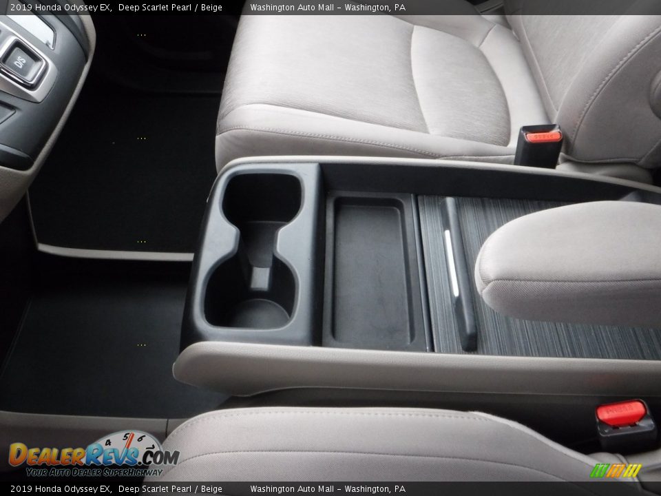 2019 Honda Odyssey EX Deep Scarlet Pearl / Beige Photo #15