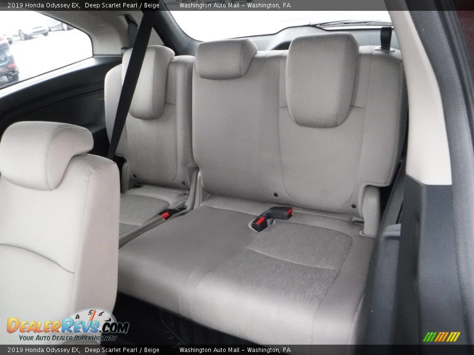 2019 Honda Odyssey EX Deep Scarlet Pearl / Beige Photo #25