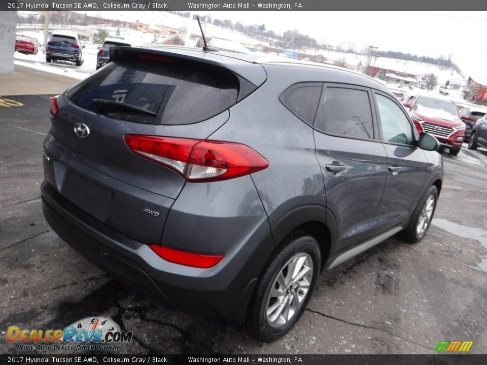 2017 Hyundai Tucson SE AWD Coliseum Gray / Black Photo #9