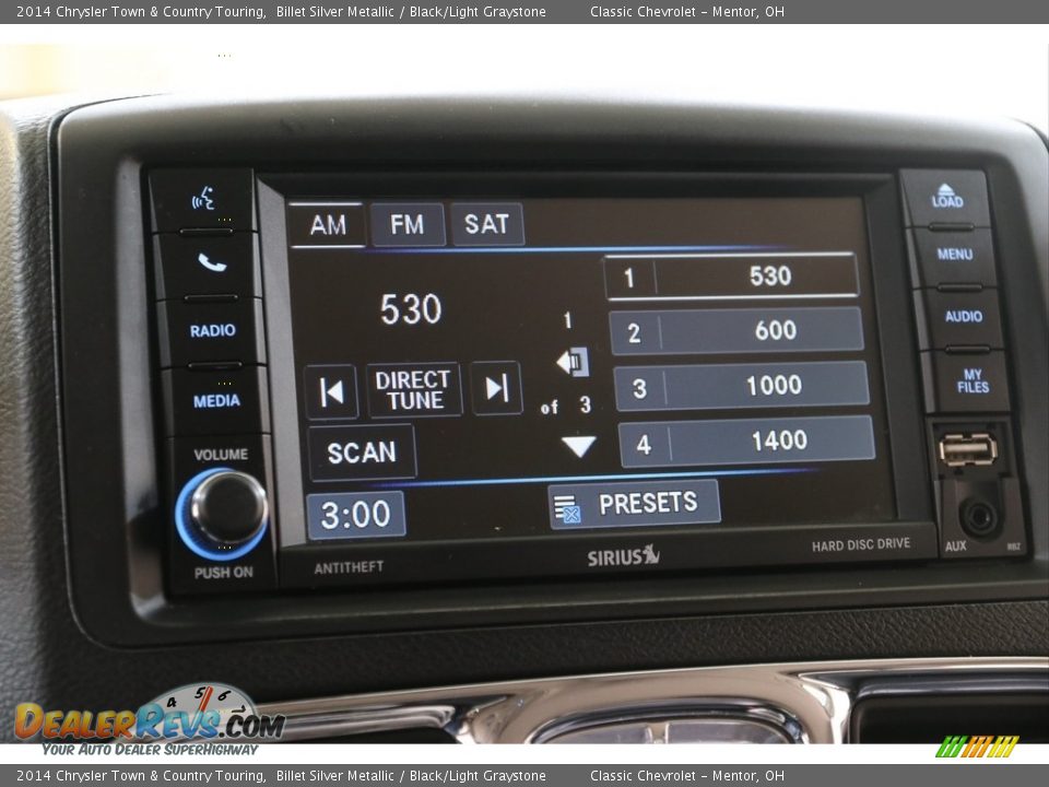 2014 Chrysler Town & Country Touring Billet Silver Metallic / Black/Light Graystone Photo #10