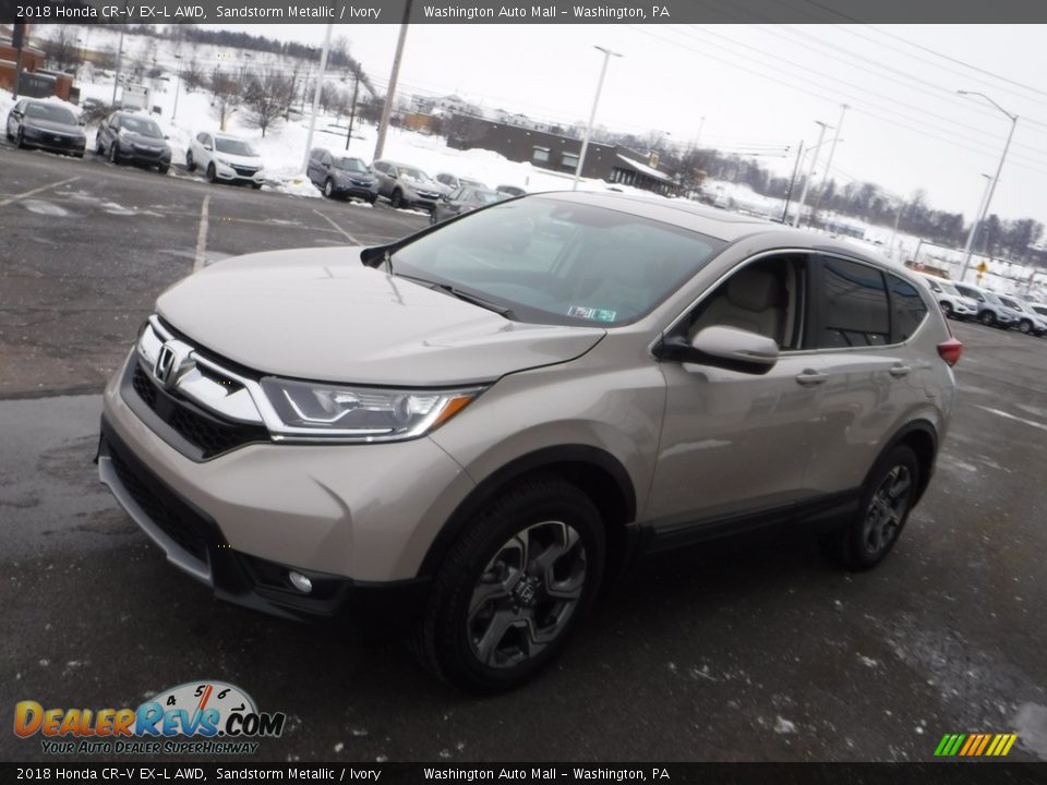 2018 Honda CR-V EX-L AWD Sandstorm Metallic / Ivory Photo #6