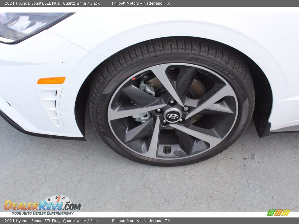 2021 Hyundai Sonata SEL Plus Quartz White / Black Photo #5