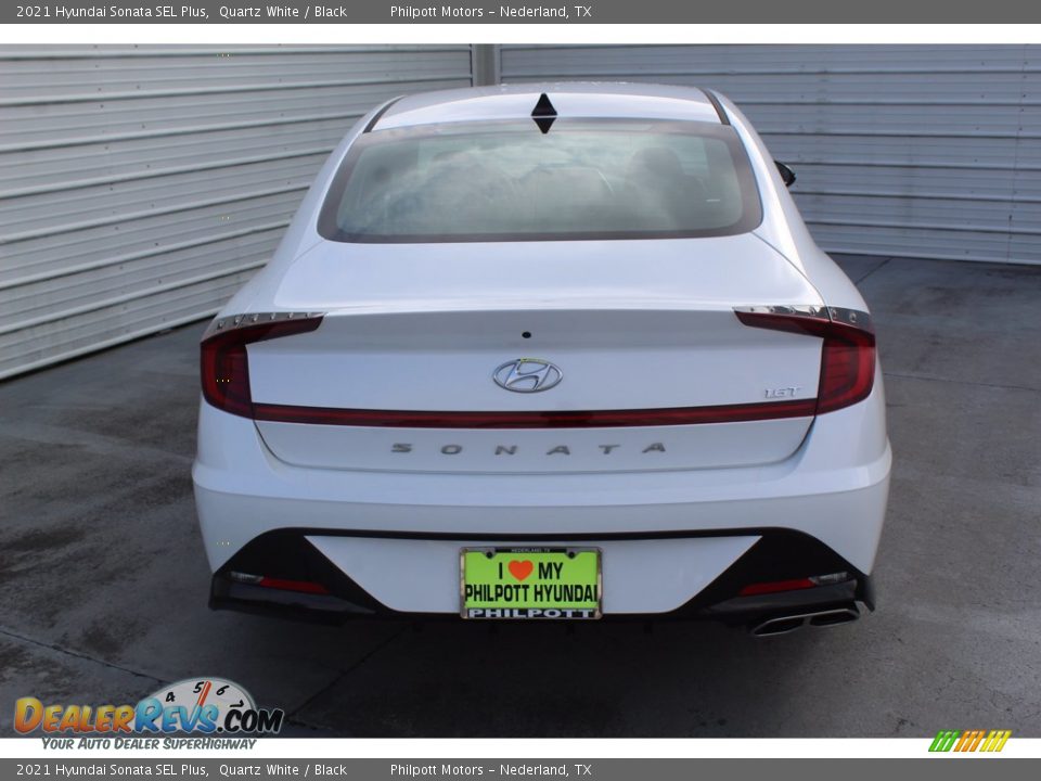 2021 Hyundai Sonata SEL Plus Quartz White / Black Photo #7