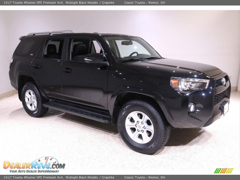 2017 Toyota 4Runner SR5 Premium 4x4 Midnight Black Metallic / Graphite Photo #1