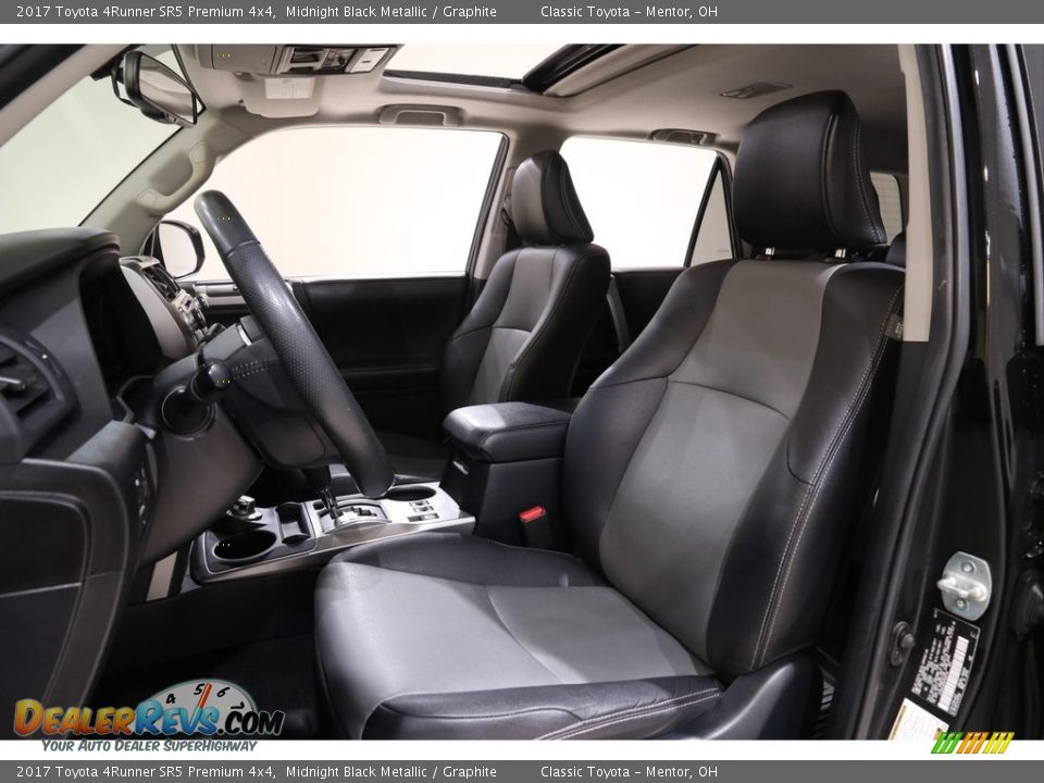 2017 Toyota 4Runner SR5 Premium 4x4 Midnight Black Metallic / Graphite Photo #5