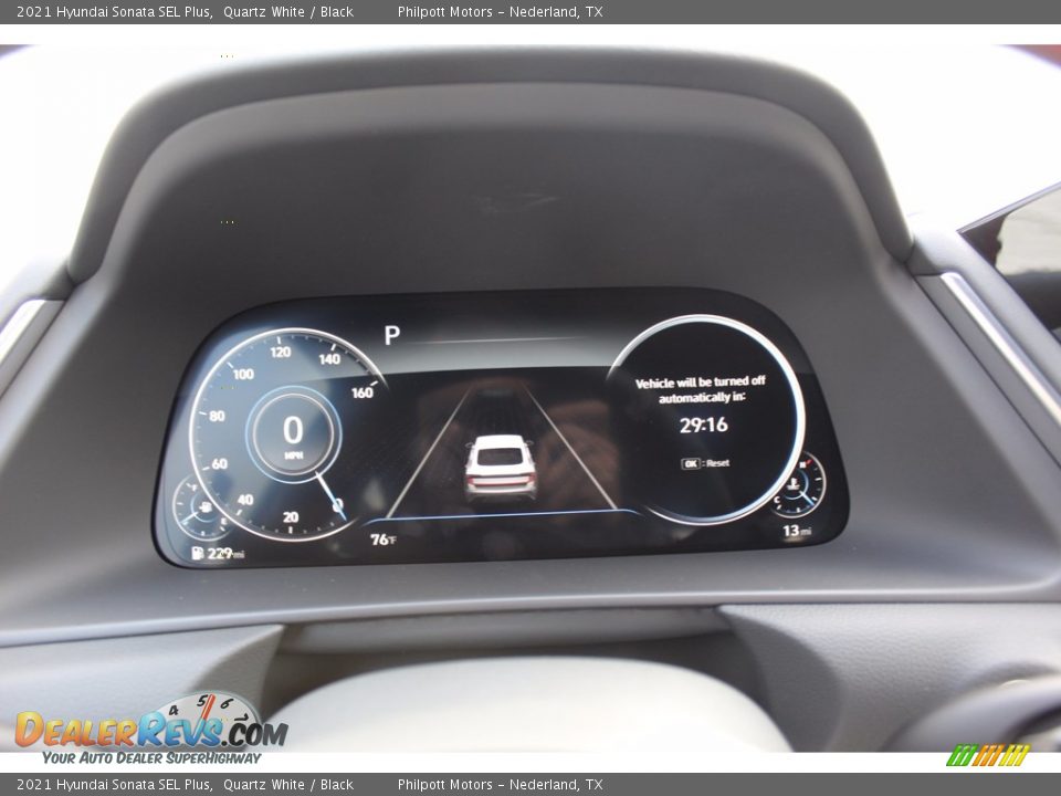 2021 Hyundai Sonata SEL Plus Quartz White / Black Photo #13