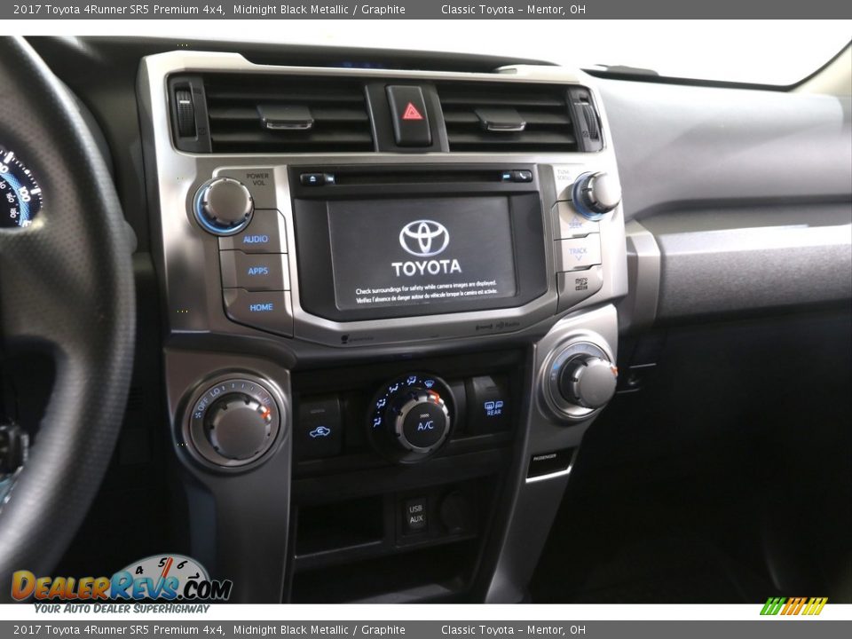2017 Toyota 4Runner SR5 Premium 4x4 Midnight Black Metallic / Graphite Photo #9