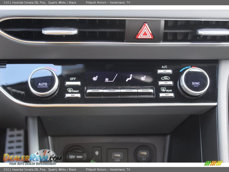 2021 Hyundai Sonata SEL Plus Quartz White / Black Photo #16