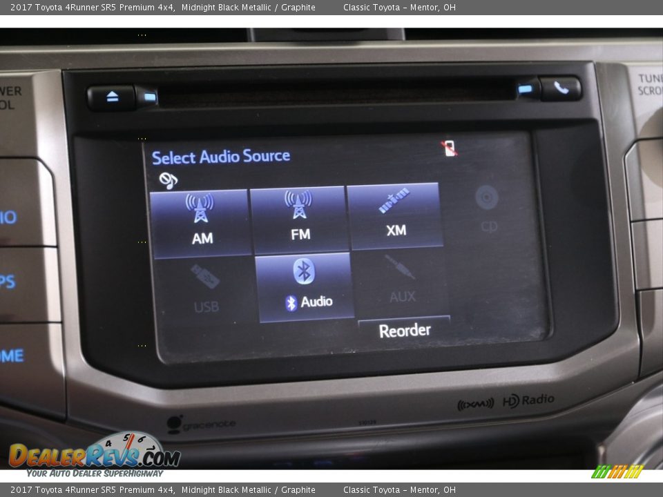 2017 Toyota 4Runner SR5 Premium 4x4 Midnight Black Metallic / Graphite Photo #11