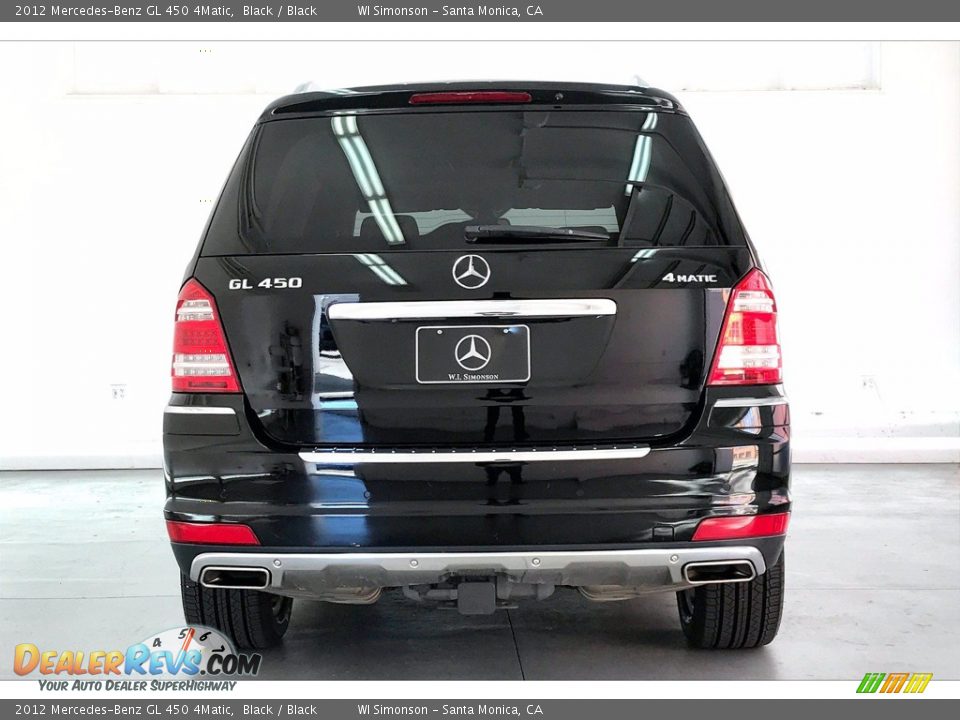 2012 Mercedes-Benz GL 450 4Matic Black / Black Photo #3