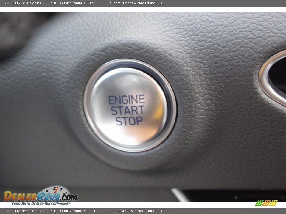 2021 Hyundai Sonata SEL Plus Quartz White / Black Photo #17