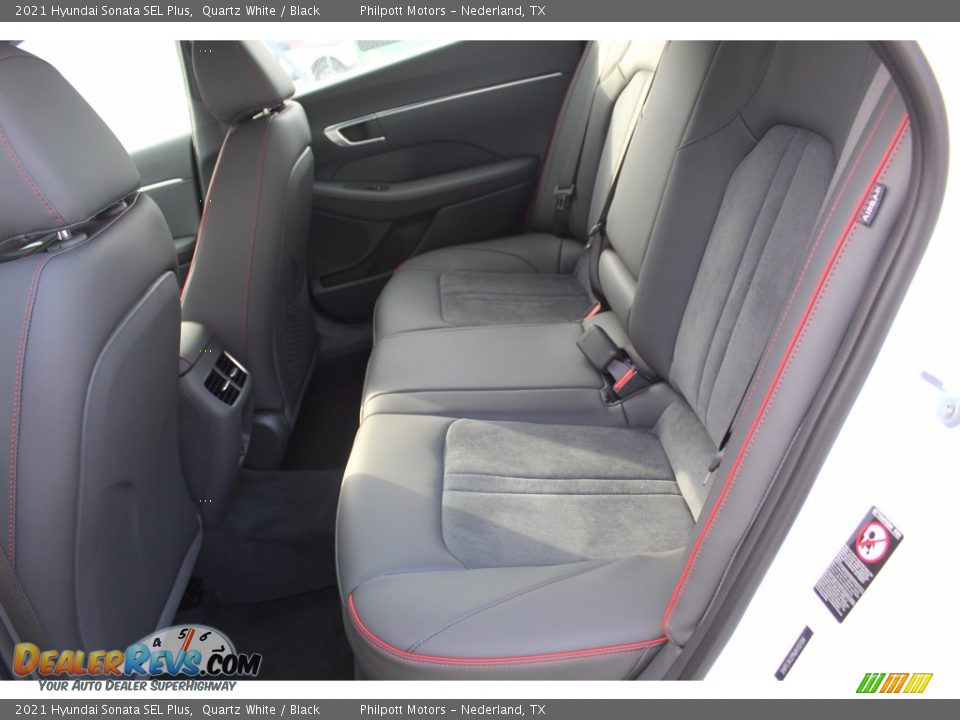 2021 Hyundai Sonata SEL Plus Quartz White / Black Photo #20