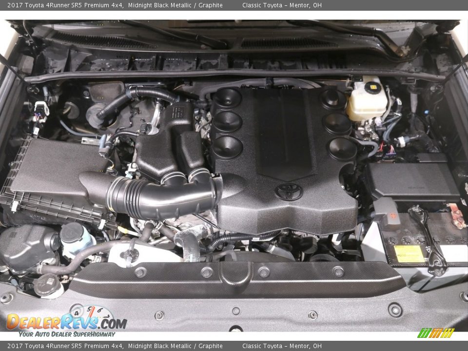 2017 Toyota 4Runner SR5 Premium 4x4 Midnight Black Metallic / Graphite Photo #23