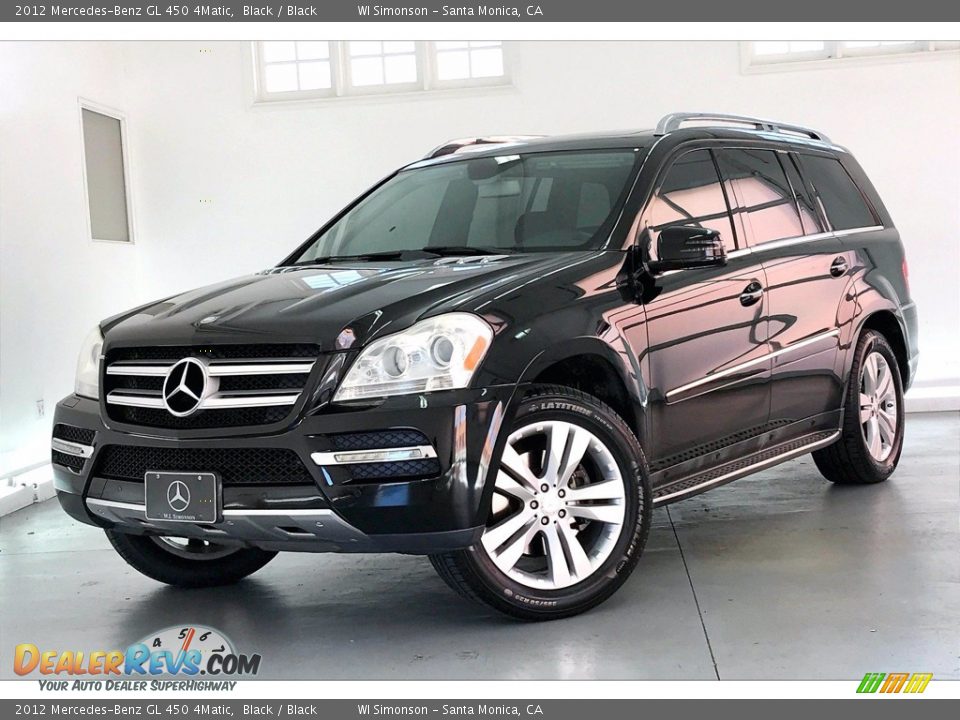 2012 Mercedes-Benz GL 450 4Matic Black / Black Photo #12