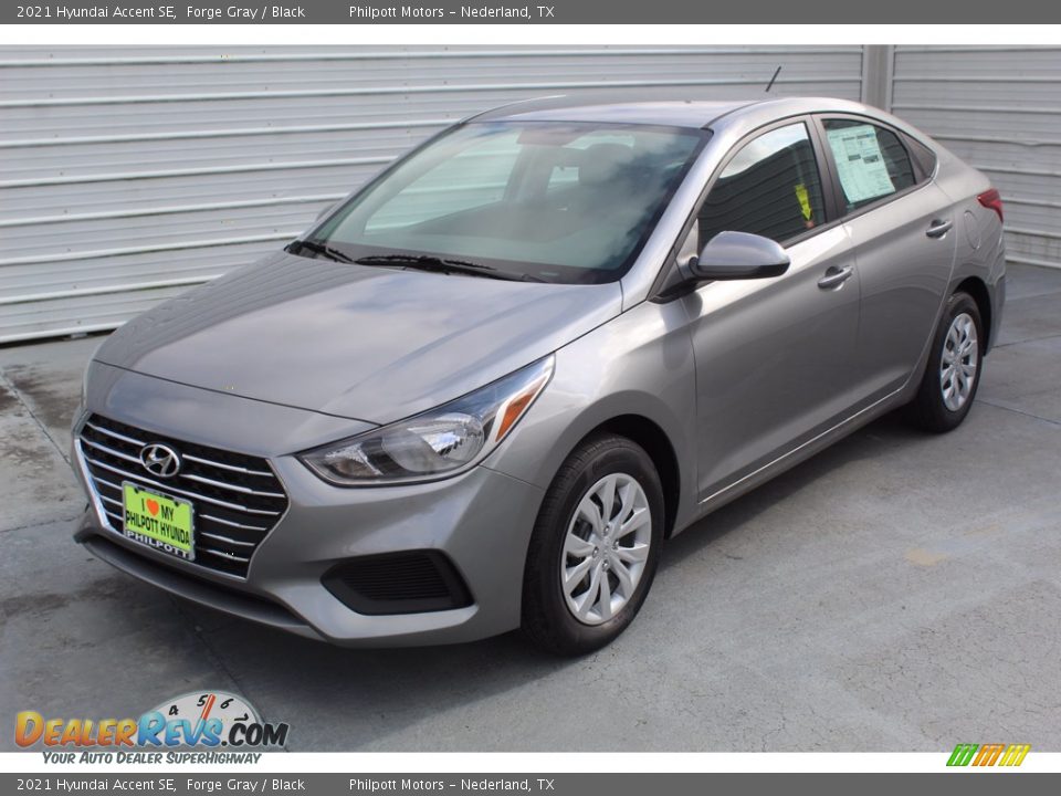 2021 Hyundai Accent SE Forge Gray / Black Photo #4