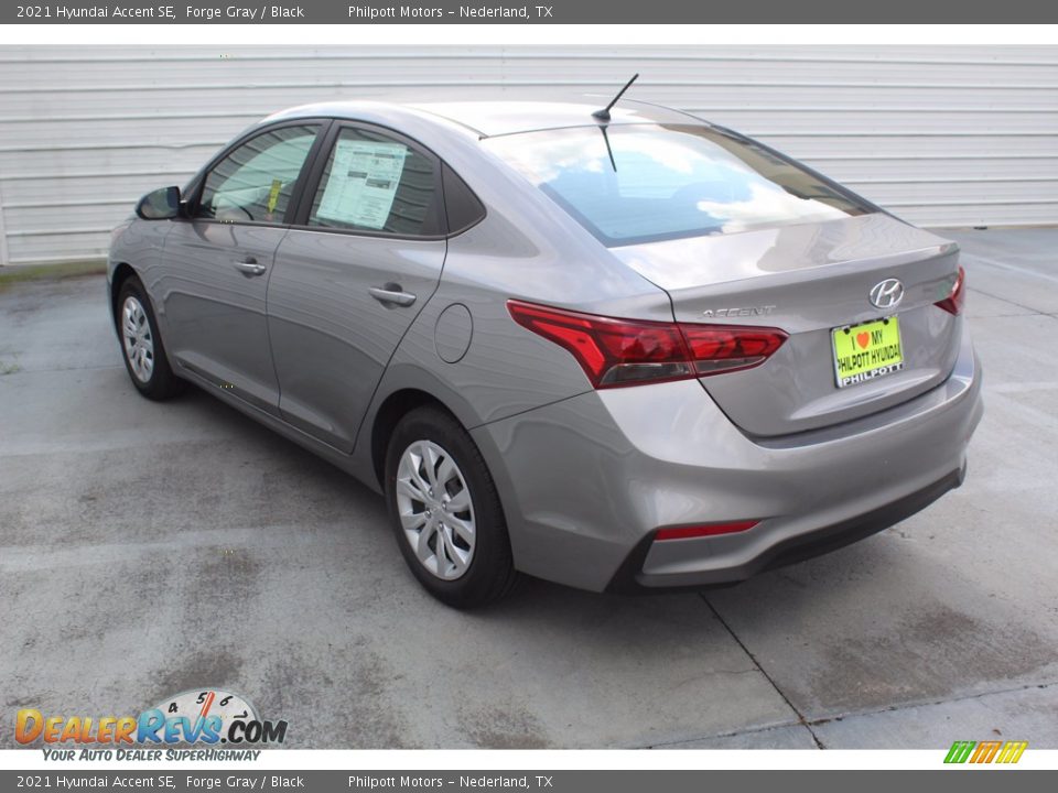 2021 Hyundai Accent SE Forge Gray / Black Photo #6