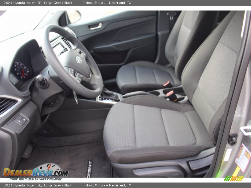 2021 Hyundai Accent SE Forge Gray / Black Photo #10