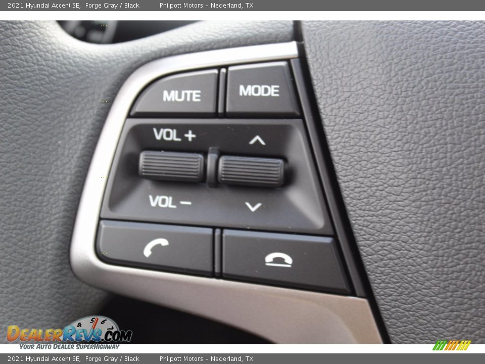 2021 Hyundai Accent SE Forge Gray / Black Photo #11