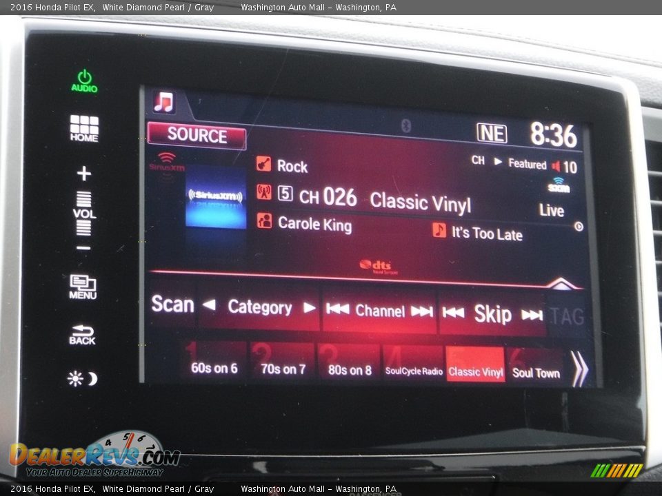 2016 Honda Pilot EX White Diamond Pearl / Gray Photo #17