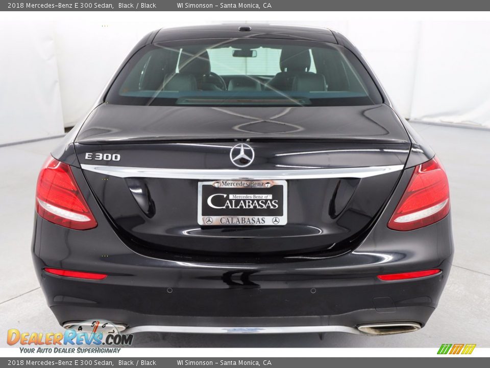 2018 Mercedes-Benz E 300 Sedan Black / Black Photo #6