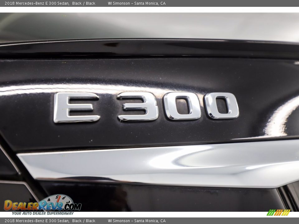 2018 Mercedes-Benz E 300 Sedan Black / Black Photo #9