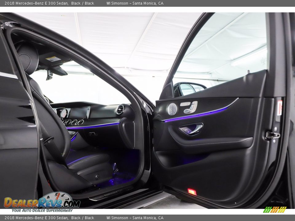 2018 Mercedes-Benz E 300 Sedan Black / Black Photo #31