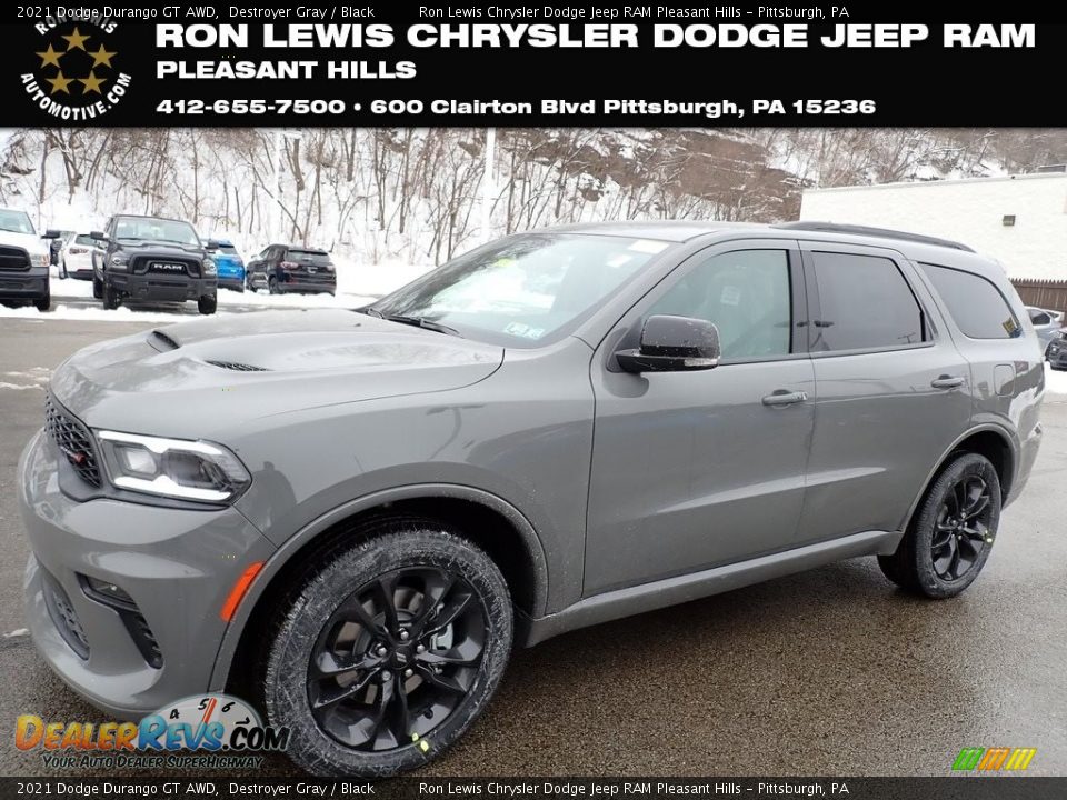 2021 Dodge Durango GT AWD Destroyer Gray / Black Photo #1