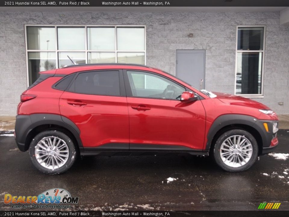 2021 Hyundai Kona SEL AWD Pulse Red / Black Photo #2